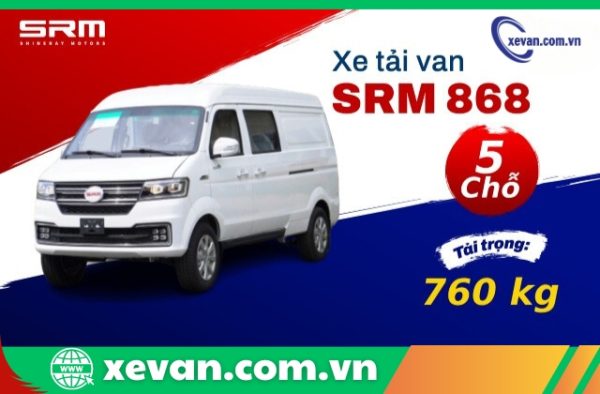 xe tai van srm srm 868 5 cho