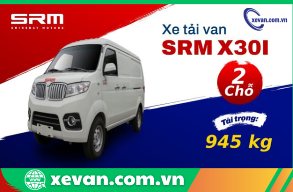 xe tai van srm x30i 2 cho 945kg