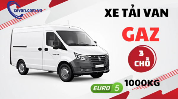 Xe tải van Gaz Sobol NN 3 chỗ