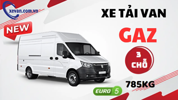 Xe tải van Gaz 3 chỗ 785kg