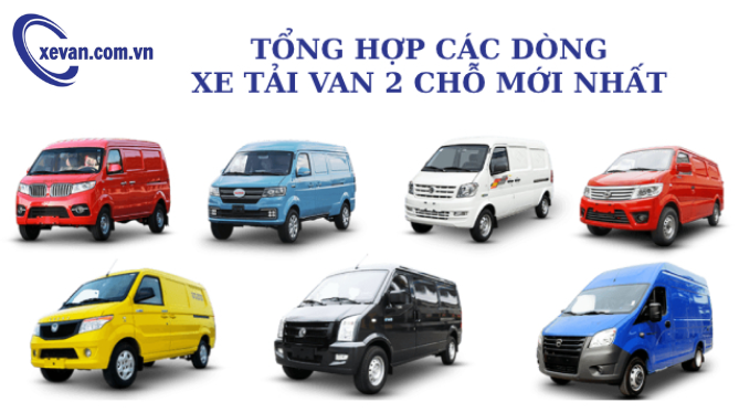 Tổng hợp các dòng xe van 2 chỗ